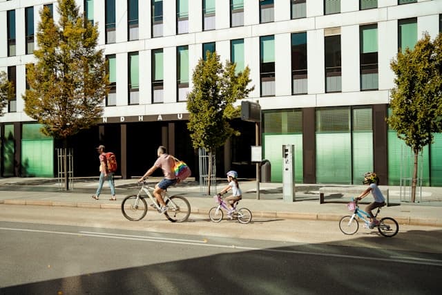 Cycle friendly road image