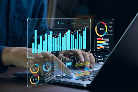 Data dashboards and analytics screens